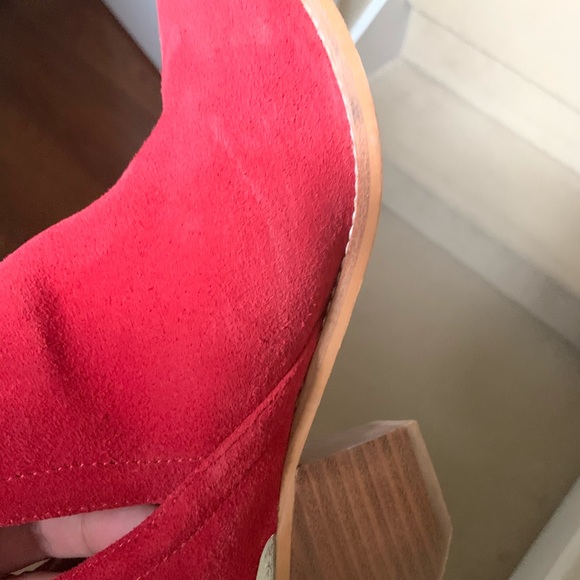 Jeffrey Campbell red suede Booties - Picture 2 of 7
